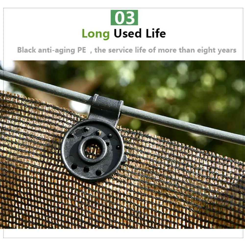 Joyeyou 50 Pack agricultura invernadero jardín Clip abrazadera Grommets para sujeción sombra tela malla de pájaro Joyeyou 50 Pack agricultura invernadero jardín Clip abrazadera Grommets para sujeción sombra tela malla de pájaro