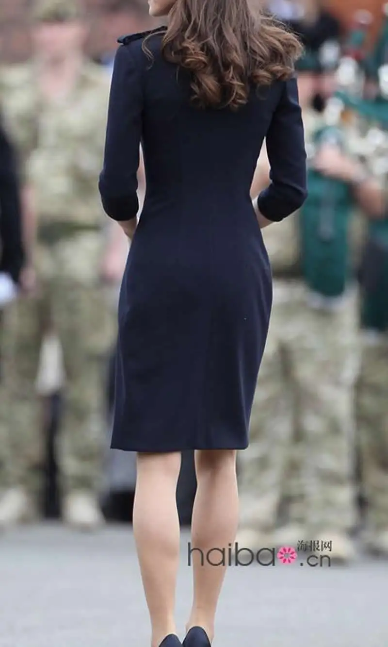 Новинка, дизайнерское Женское шерстяное пальто Kate Middleton, двубортное пальто с длинным рукавом