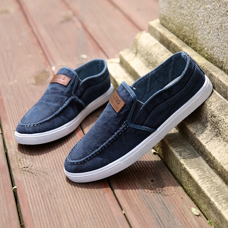 

Fashion Men Loafers Slip On Canvas Boat Casual Shoe NEW Summer autumn Men's Breathable Recreational shoes zapatos de los hombres