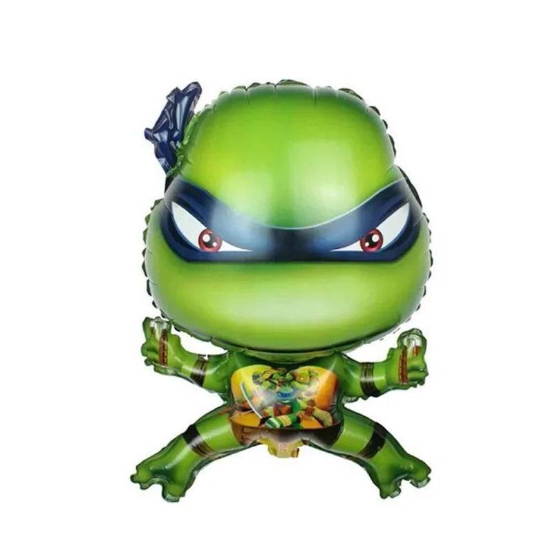 

1pcs Ninja Turtles balloons inflatable foil aluminum globos kids birthday party decoration ballons boys super hero children toys
