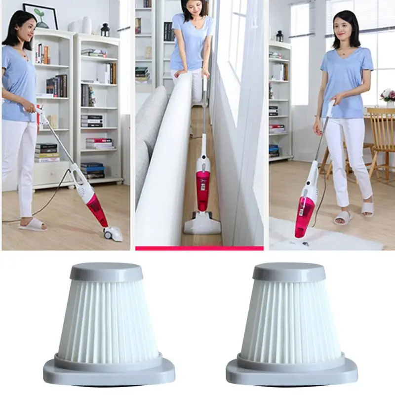 

2pcs Replacement HEPA Durable High Efficiency Plastic Filter Vacuum Cleaner Accessories For Media SC861 SC861A