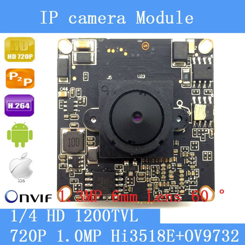

PU`Aimetis HD 1280 * 720P 1.0 Megapixel IP Camera upgrade HI3518E + OV9732 1.3MP 6MM Lens Pinhole Camera