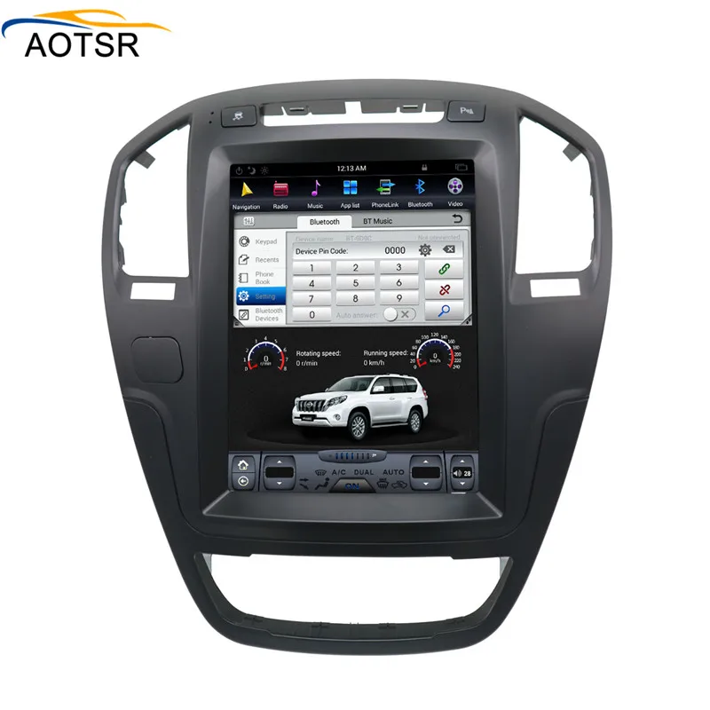 Clearance Tesla Style 10.4" Big screen android 7.1 car gps multimedia video radio player in dash for opel insignia car navigaton stereo 3