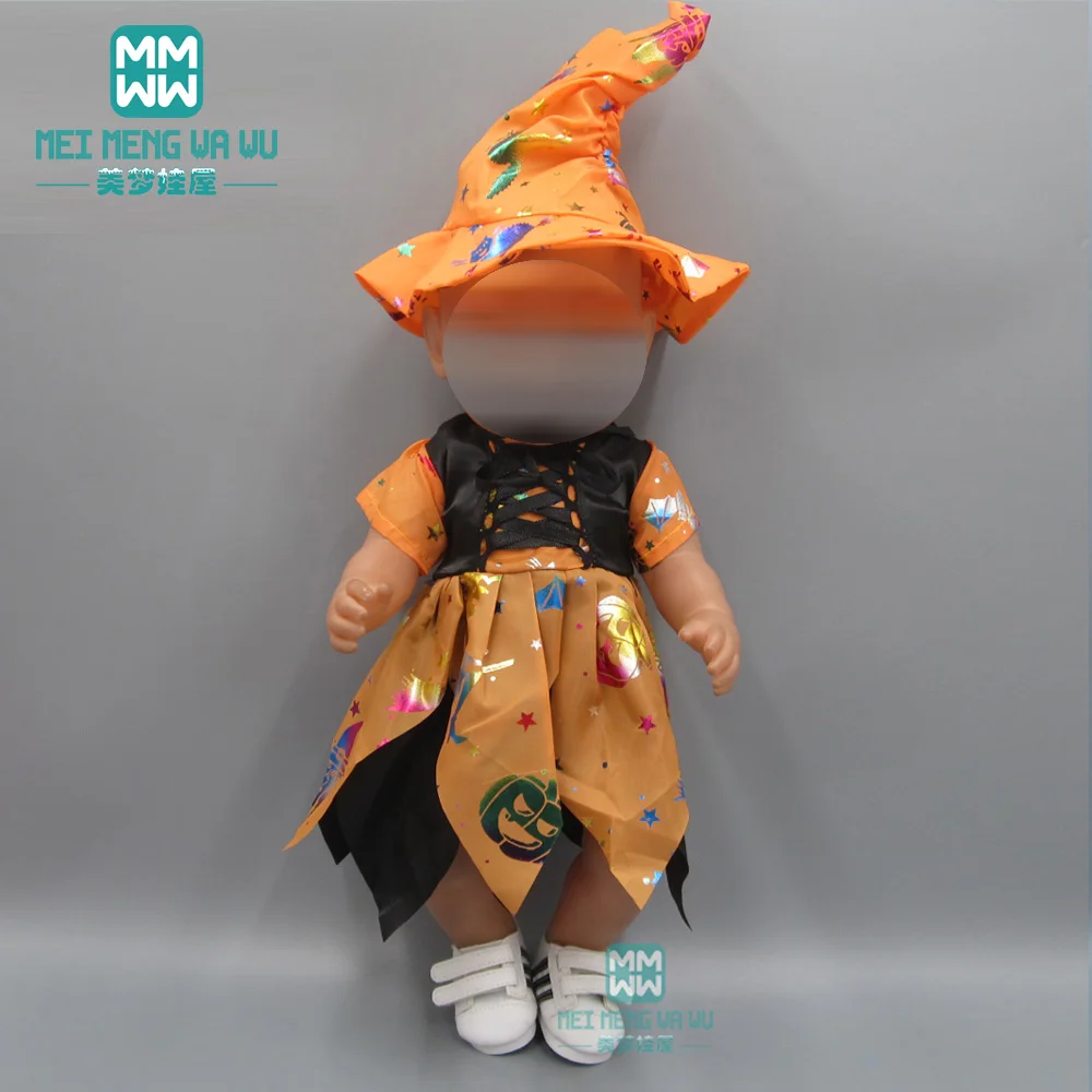 

Doll clothes for 17inch 43cm baby dolls accessories and 18inch 45cm doll dress halloween dress holiday dress
