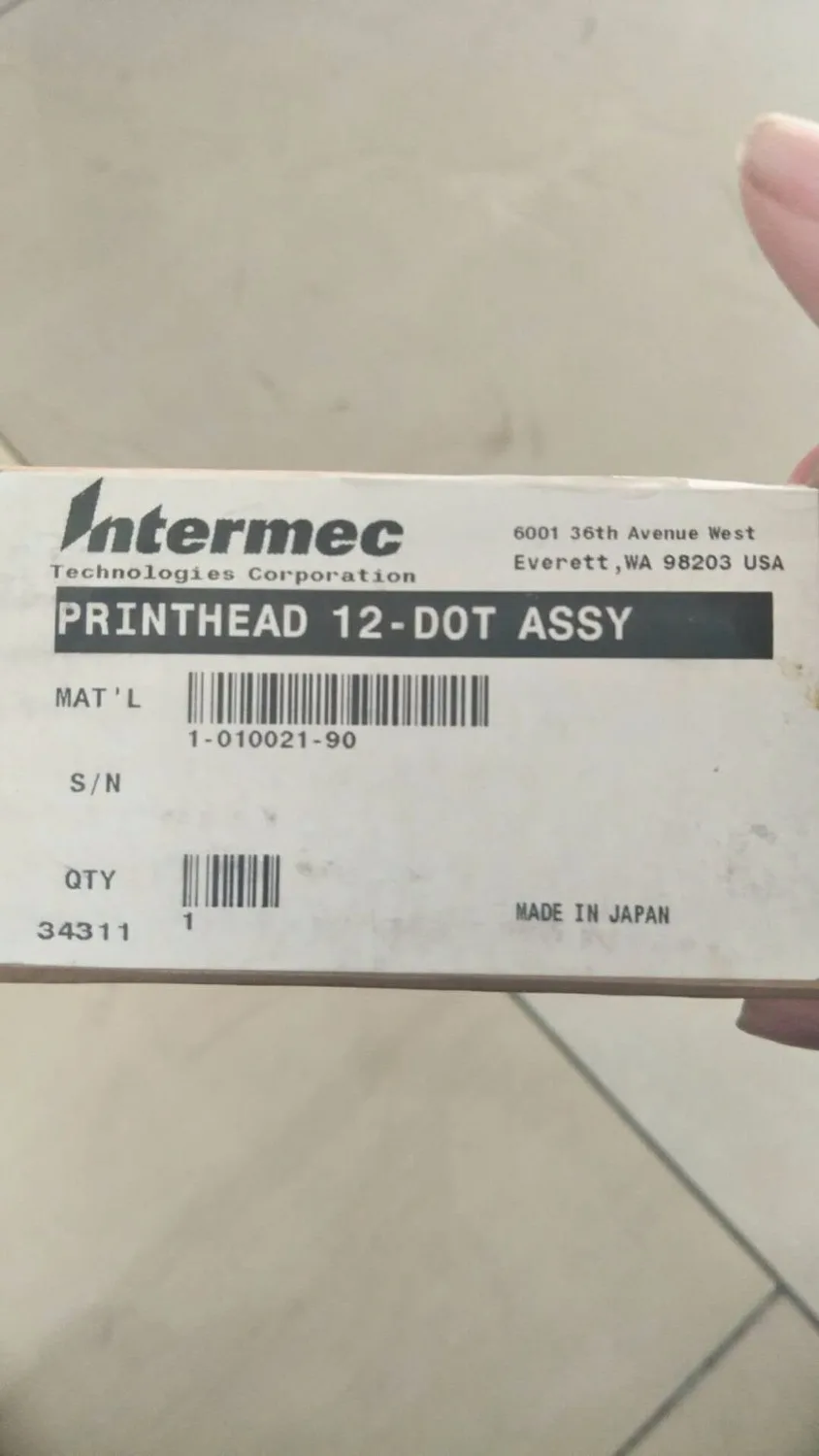 1-010021-90 نيو رأس الطباعة ل Intermec 601XP الطابعة ، الحرارية الحرارية الباركود تسمية الطابعات