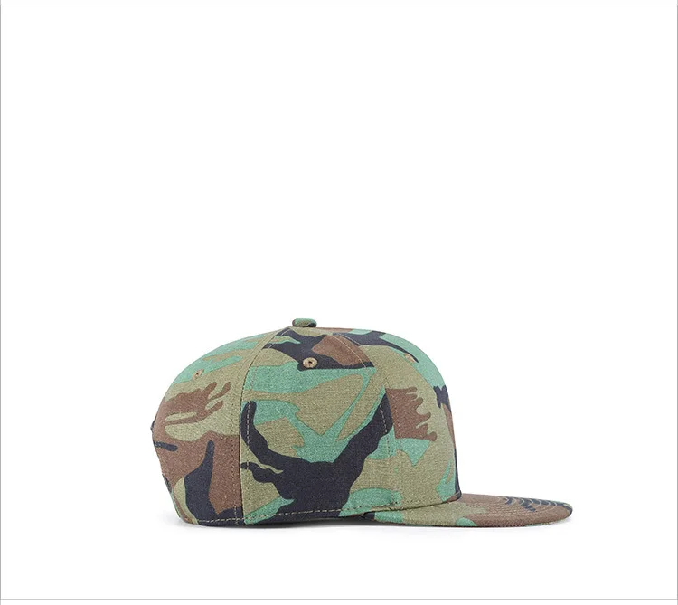 Новая хлопковая камуфляжная шляпа в стиле хип-хоп для мужчин 4 цвета на выбор 1 шт. Прямая