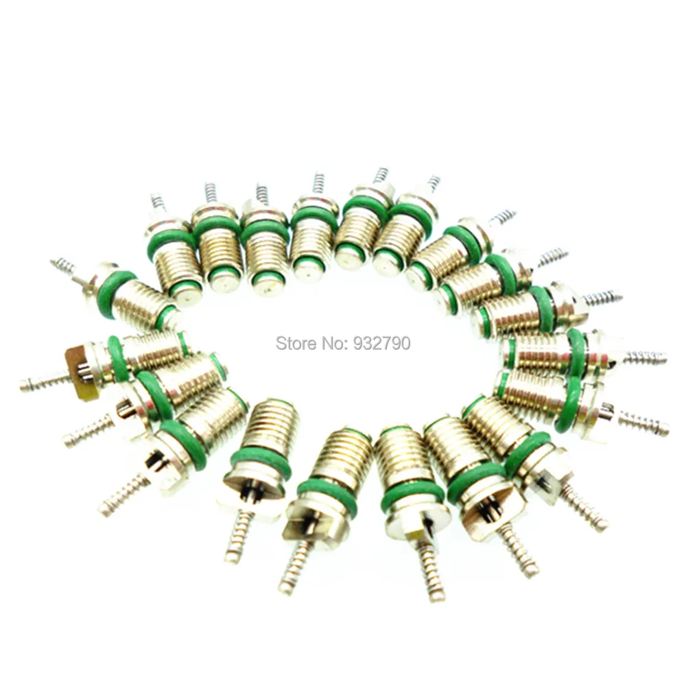 

Pack of 20 Car A/C R134a Valve Core 134a Air Conditioning Tire Tyre Valve Stem Core Valves Stem Cores Needle Replace Tools kit