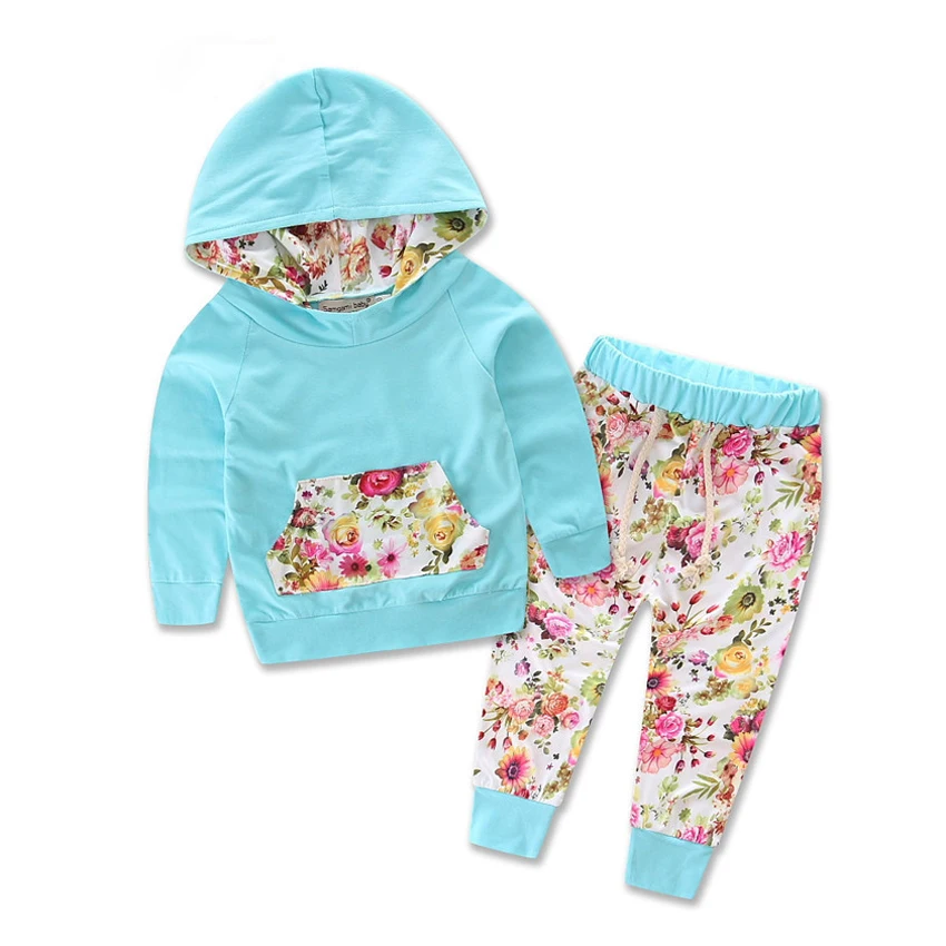 

Spring Autumn Children's Leopard Print Two-piece Suit Clothing Baby Girl Clothes Children's Fleece B Hooded Hoodies+Pants Sets