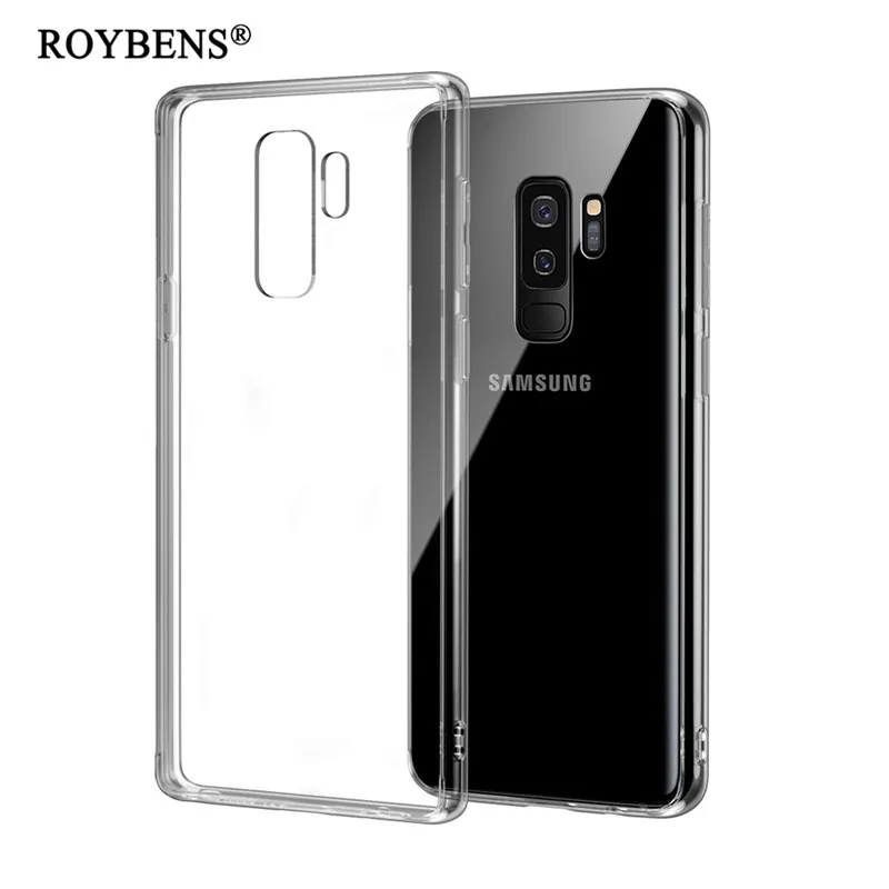 Для samsung Galaxy Note 9 8 прозрачный чехол закаленное Стекло твердый переплет мягкий TPU