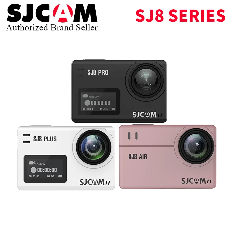 Дешево! SJCAM SJ8 Pro/SJ8 Plus/SJ8 Air Экшн-камера 1296P 4K 30fps/60fps Wifi Спорт DV дистанционное управление SJ CAM шлем камера