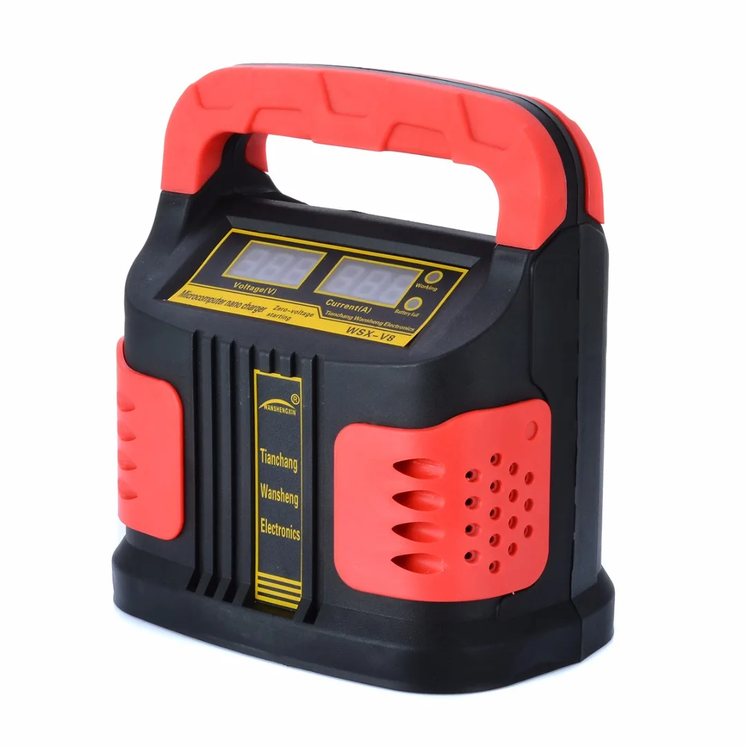 Mayitr 350W 200A LCD Car Plus Adjust Battery Charger Jump Starter Booster 12V/24V Car Battery Charger Charging