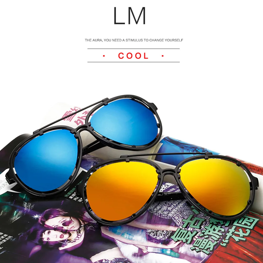 Sunglassate Женские Унисекс наружные анти-ультрафиолетовые цветные пленки классические простые ретро трендовые солнцезащитные очки УФ очки солнцезащитные очки для женщин