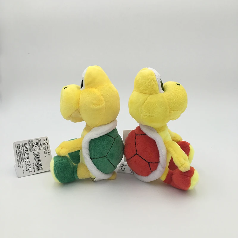 Новинка года; 2 цвета; Super Mario Bros. 6 дюймов 15 см Koopa Troopa плюшевые куклы мода прекрасный мультфильм черепаха игрушки для детей