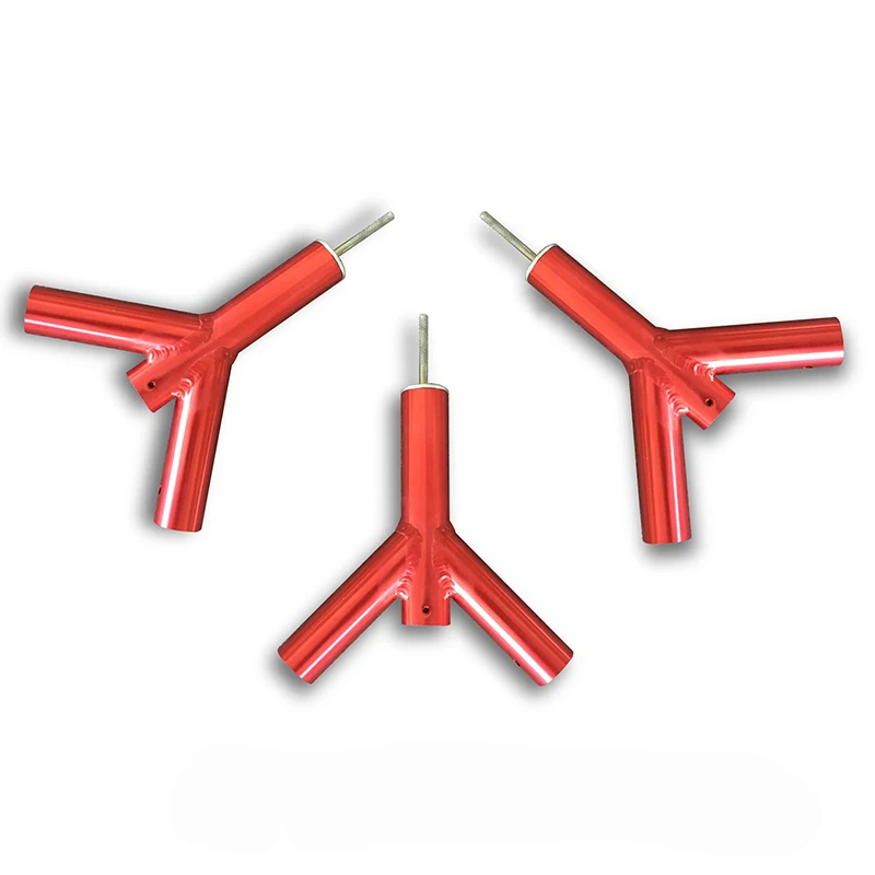

The Y fork high strength Aluminum Alloy 6061 tent camping tent awning accessories Indian multi function for Bimodal tent