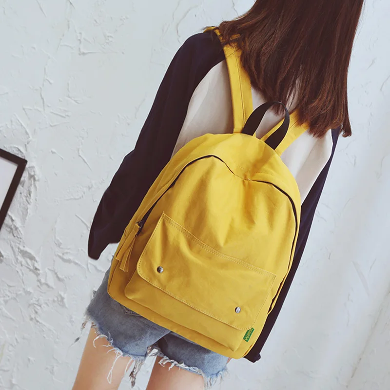 New Year Korean Style Vintage Backpack Ladies Rucksacks School