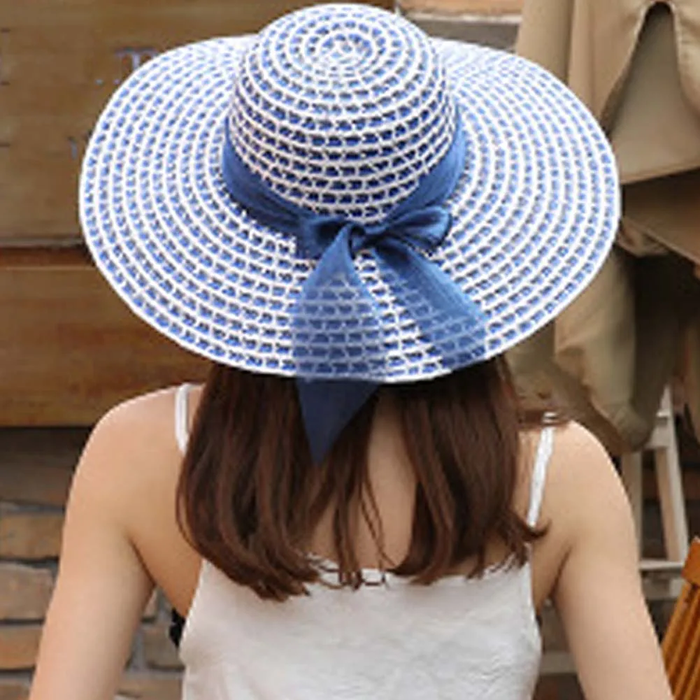 

2018 New fashion Hot Sale Fashion Free ShippingSummer beach hat large brimmed hat summer hat hat bow for women