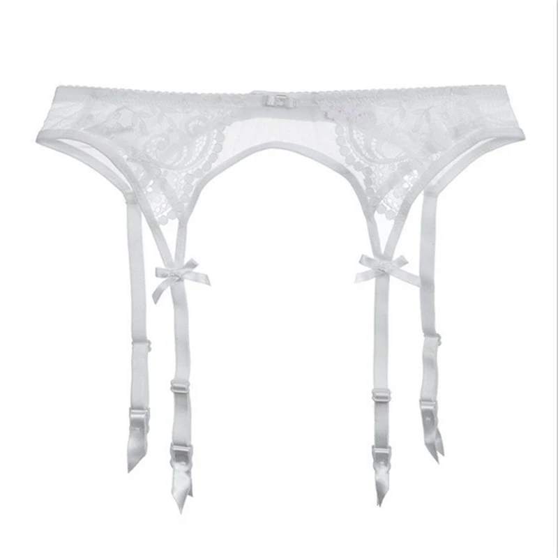 2018 Lace Black sexy stockings with garters for women Temptation Ultrathin Female Silk Suspender Belt Wedding Garters Belts