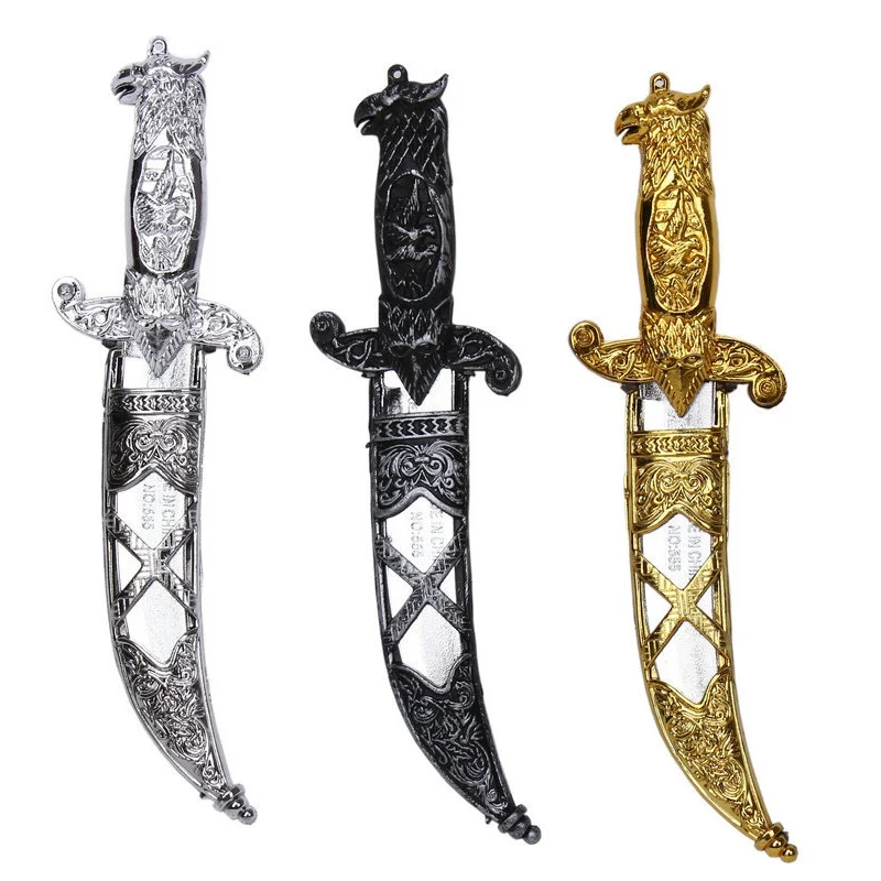 Halloween Toy DIY Plastic Swords Party Supplies Sword Random Color Small Phoenix Knife Toy Pirates Dagger for Kids