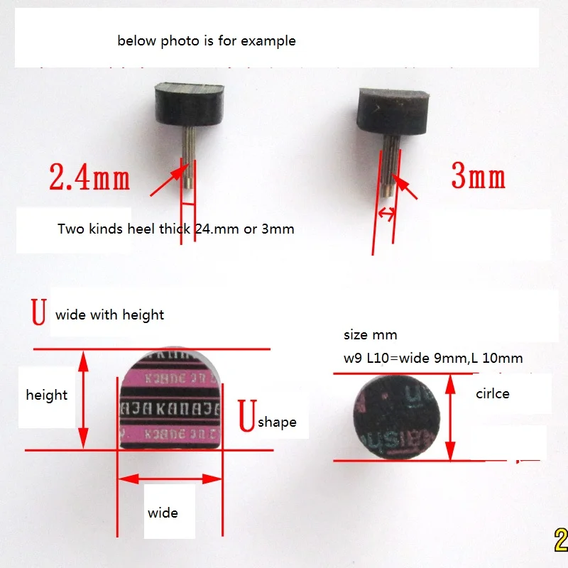 8 размеров на выбор прозрачные 10 пар обуви на высоком каблуке дюбель стилет Ремонт Замена Советы Краны Шпильки подъемники