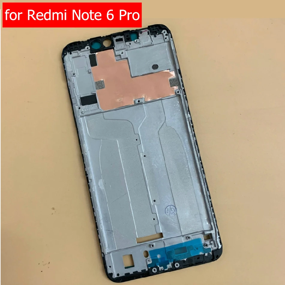 

for Xiaomi Redmi Note 6 Pro Middle Frame LCD Supporting Frame Plate Housing Bezel Faceplate Bezel Global Repair Parts