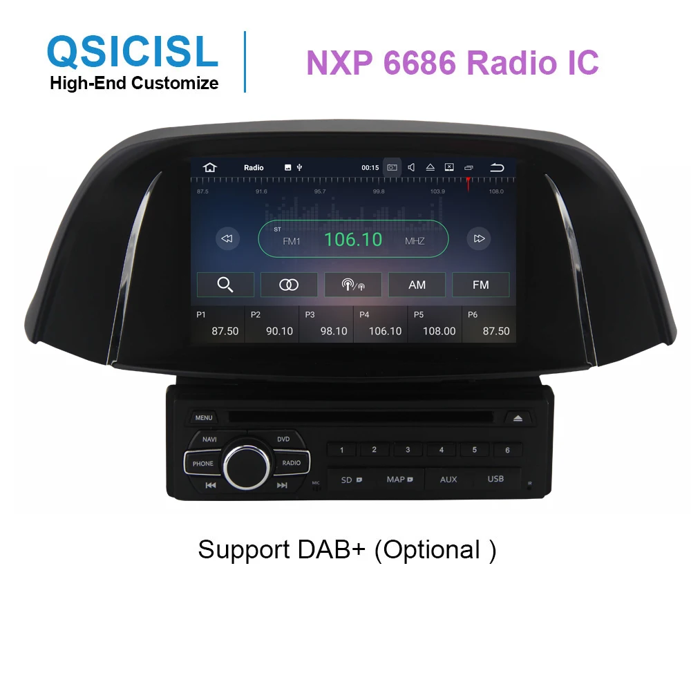 Best Android 9.0 car radio multimedia player for Renault Runna quad core 1 din 7" IPS car head unit dvd player gps navigation stereo 2