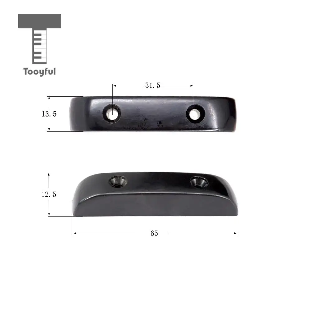 Tooyful Metal Bass Thumb Rest Tug Bar Finger Rest Pull for Bass Guitar Parts Accessories
