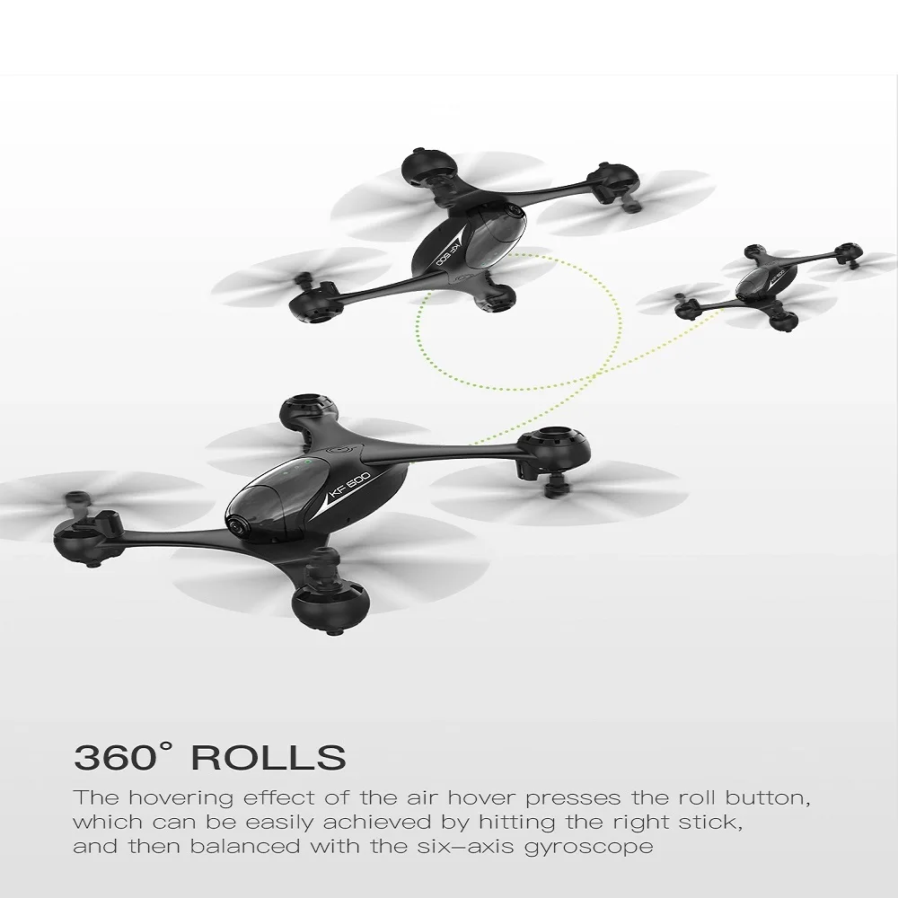 KF600 RC Drone with 720P WiFi FPV Camera Quadcopter Drone Optical RTF Flow Positioning Gesture Photograph Altitude Hold