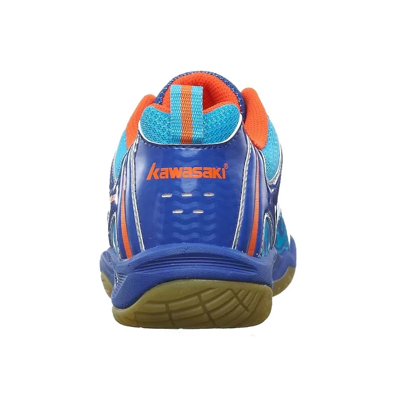 Бренд KAWASAKI, дышащая обувь для бадминтона, против кручения, для дома, спортивная обувь для женщин, мужчин, кроссовки, синий K-137