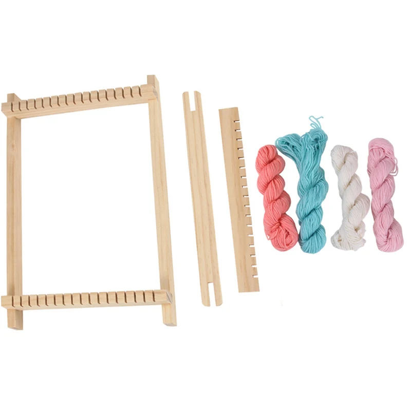 DIY Wooden Knitting Machine2