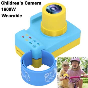 

HD 1600W 1080P Children's Camera HD Digital Camera Creative Cartoon Early Education Puzzle Fun Toys Kids Gift Photography Video