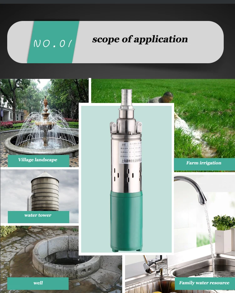 application of our screw solar water pump