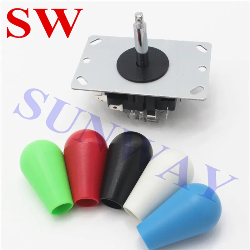 DIY arcade handle kit set with Arcade Joystick + 24mm & 30mm push button spare parts USB cable wires for Arcade Game Machine