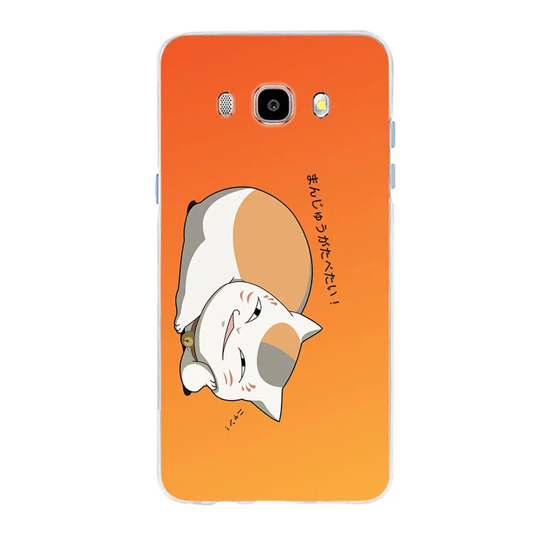 Милый чехол для телефона Neko atsum Cat мягкий силиконовый из ТПУ Samsung Galaxy S6 S6edge S6Plus A7