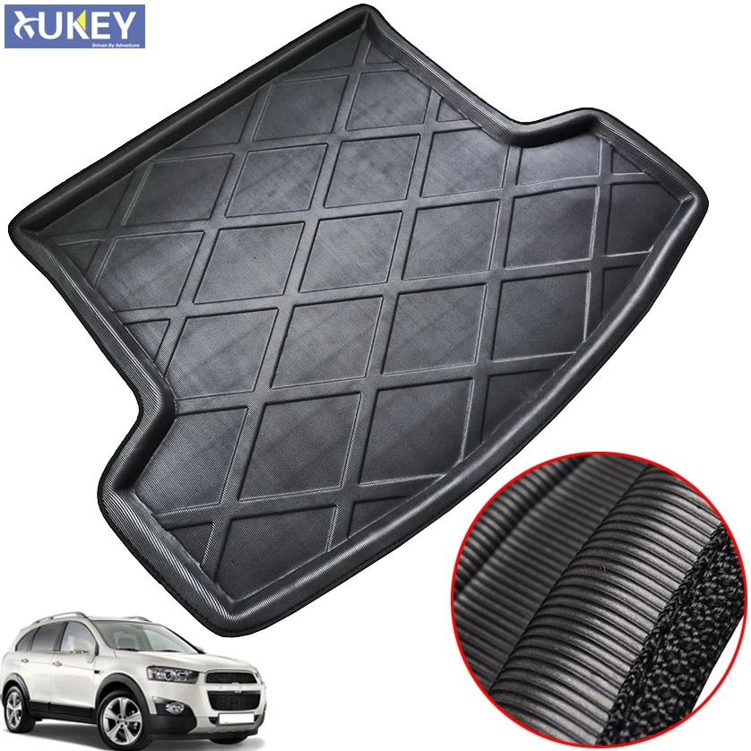 

Rear Boot Liner Trunk Cargo Floor Mat Tray Protector For Chevrolet Holden Captiva 7 For Daewoo Winstorm 7-Seater 2006-2017