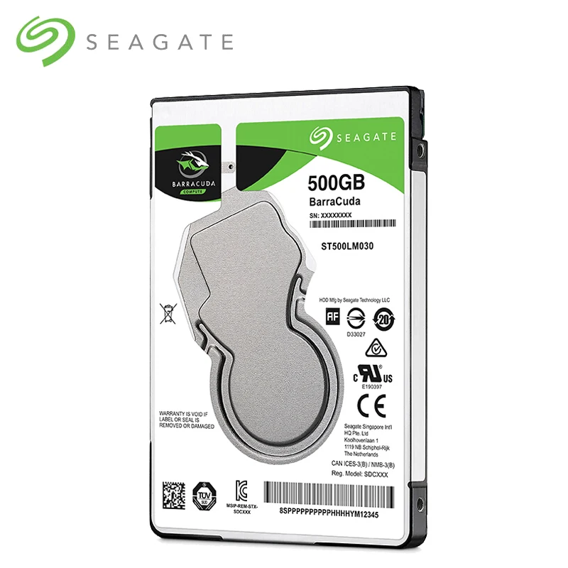 Seagate 500GB Laptop HDD Internal Hard Disk Drive 7mm 2.5'' 5400 RPM
