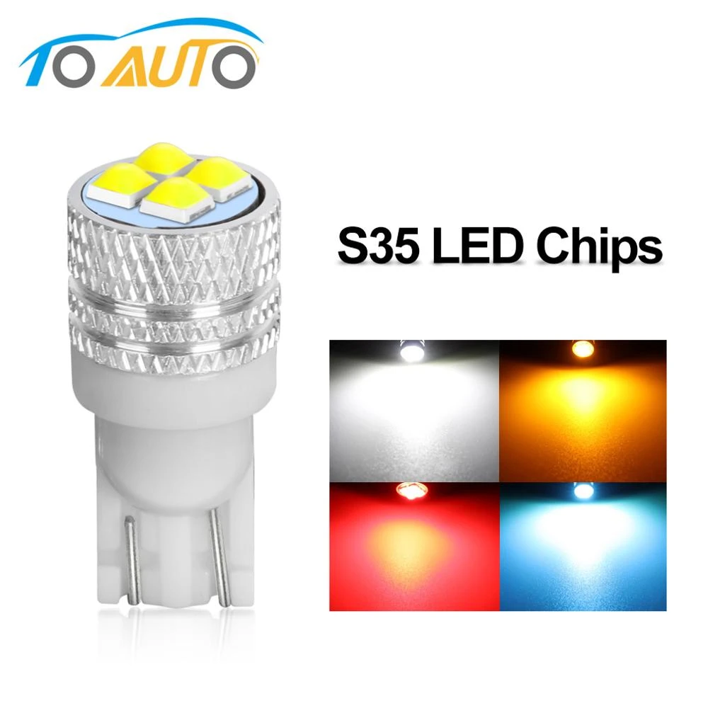 1pcs W5w Led T10 Led Lampen S35 Chips Fur Auto Parkplatz Position Lichter Innen Karte Dome Lichter 12v 6000k Weiss Amer Helle Signallampe Aliexpress Led Lampen Innen