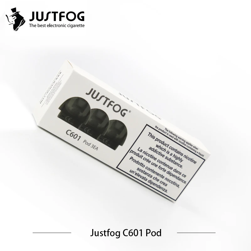 60 шт./лот Justfog C601 pod для justfog C601 стартовый набор 1,7 мл емкость Топ заправка pod картридж