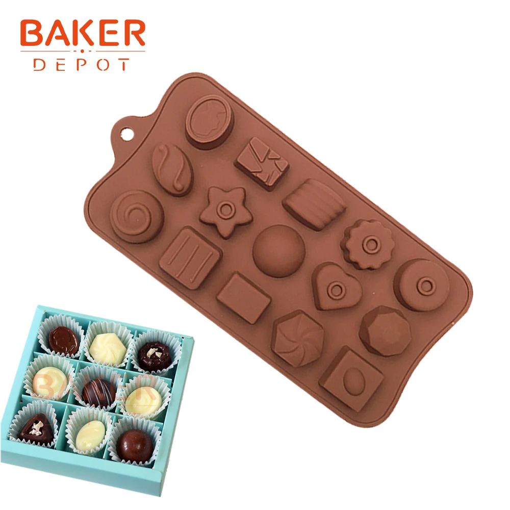 BAKER DEPOT, силиконовая форма для шоколада, конфет, липкое мыло, форма для льда, jello, форма для печенья, кондитерских изделий, украшения торта, кондитерские инструменты для выпечки