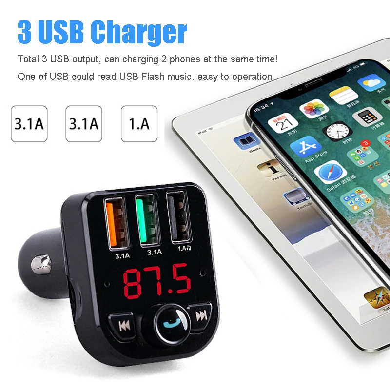 E0029 Bluetooth Handsfree FM modulator (4)