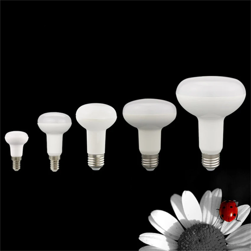 

R39 R50 R63 R80 12LEDs Lamp 3w 5w 9w E14 E27 85-265V Led Bulbs Warm Cold White Spotlight Ball Light Umbrella Bulb For Bedroom