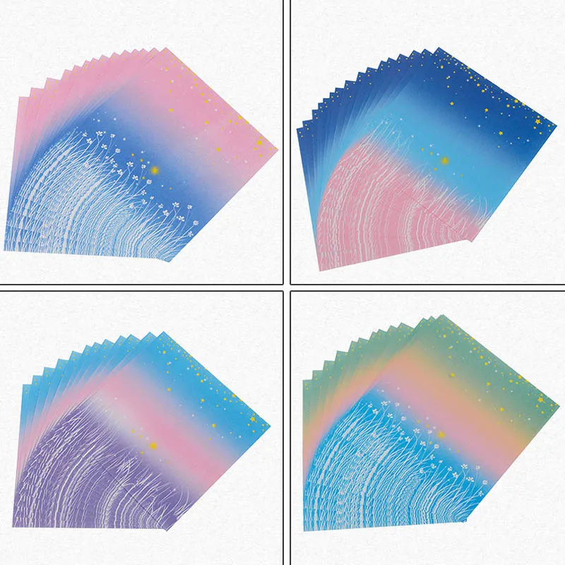 60 листов в упаковке, Разноцветные бумажные журавли для оригами, сделай сам, Оригами для ручной работы, складные бумажные изделия для скрапбукинга