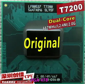 Free Shipping for intel CPU laptop Core 2 Duo T7200 CPU 4M Socket 479 Cache/2.0GHz/667/Dual-Core Laptop processor support 945