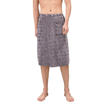 

Male Soft Towel Cotton Adult Can Man Wear Super Absorbent Han Edition Couples Personality Household Large Male Bath Towel