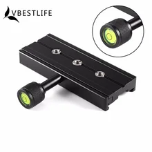 Qr120 120 мм 1/" до 3/8" Зажим адаптер Алюминий сплава Quick Release Plate для Arca Swiss штатив DSLR Камера Интимные аксессуары