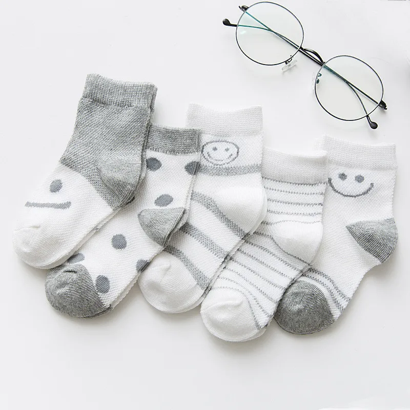 5 paare/los Baby Socken Set Kinder Socken Neugeborenen Cartoon Unisex Weiche Baumwolle Socken Kinder Socken Jungen Mädchen für 0- 2 jahre