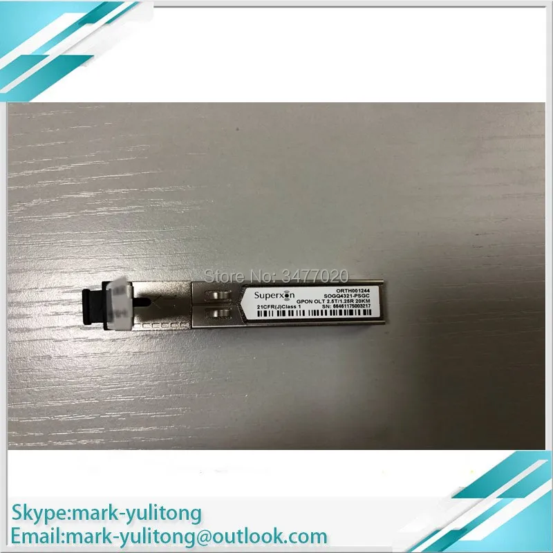 

OLT SFP module, GPON OLT Class C++, used in GC8B and GCOB board