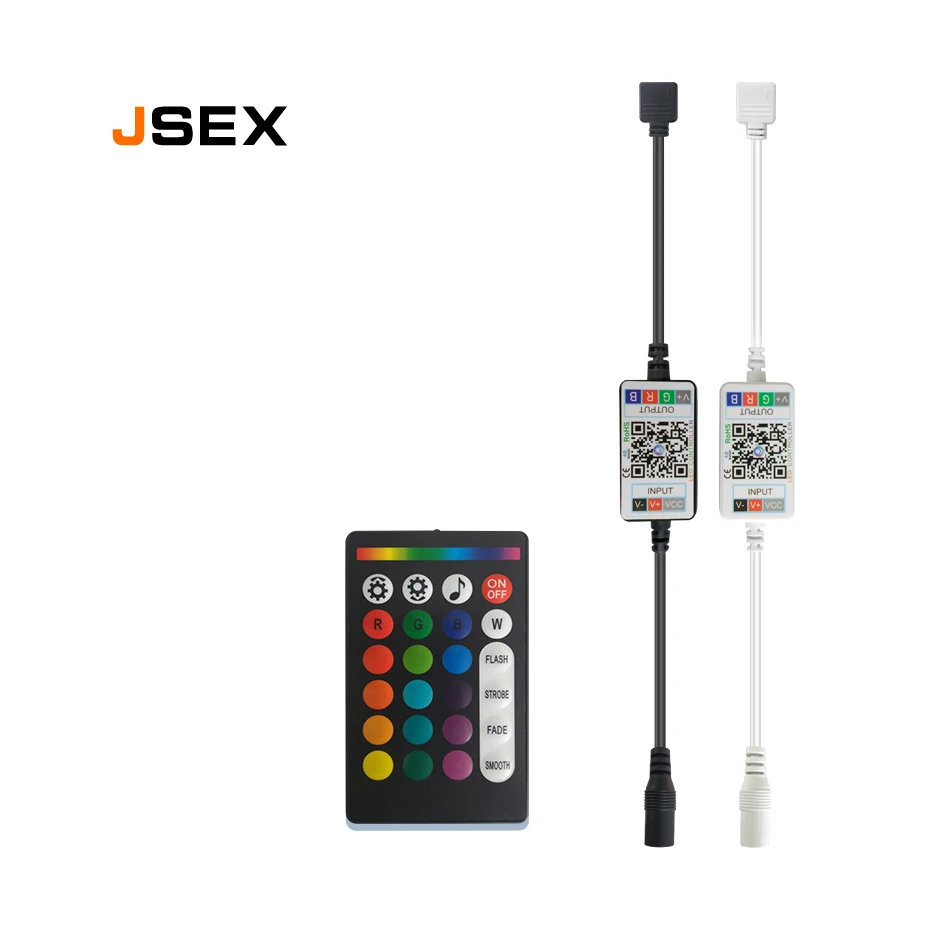 RGB LED RF Controller For Led Strip Light Remote Control DC5-24V RGB Bluetooth Wireless Music Controller For LED Light 5-12V     (2)