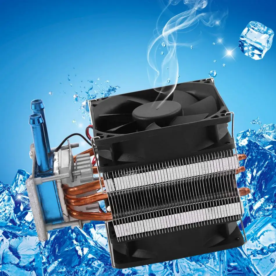 Термоэлектрический Пельтье вентилятор для охлаждения 12 В DIY система охлаждения воды охладитель устройство комплект с вентилятором