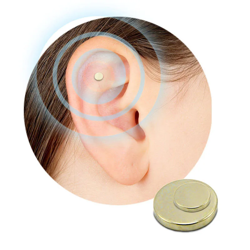 

2PCS Magnet Auricular Quit Smoking Zerosmoke ACUPRESSURE Patch Not Cigarettes Health Therapy