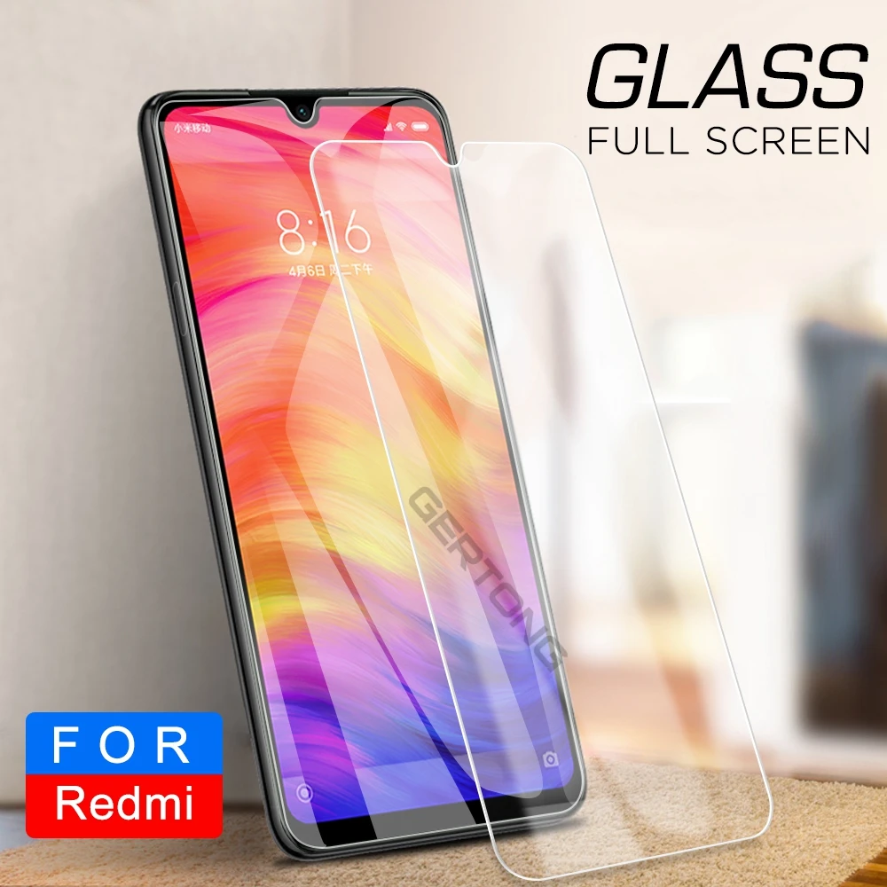 

3Pcs/Lot Full Cover Tempered Glass for Xiaomi Redmi Note 7 5 6 Pro Clear HD Anti-Scratch Screen Protector Film for Redmi 6 Pro